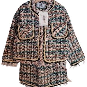 "Clueless" Tweed Set